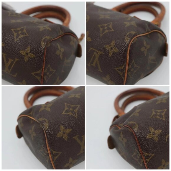 LOUIS VUITTON Monogram Mini Speedy Hand Bag - Picture 16 of 16